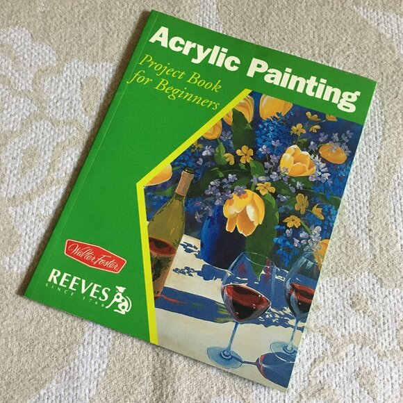 2/$25 'Acrylic Painting: Project Book For Beginners' Softcover By Joan Hansen - Picture 2 of 6